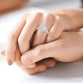 7/8 Ctw Diamond Lovebright Ring in 14K White Gold