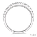 1/6 Ctw Round Cut Diamond Wedding Band in 14K White Gold