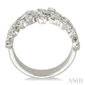 1/3 Ctw Round Cut Diamond Fashion Ring in 14K White Gold