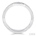 1/5 Ctw Round Cut Diamond Stack Band in 14K White Gold