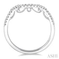 1/6 Ctw Round Diamond Wedding Band in 14K White Gold