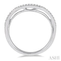 1/8 Ctw Half Eternity Diamond Wedding Band in 14K White Gold