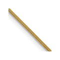 14K 30 inch .9mm Round Snake with Lobster Clasp Chain