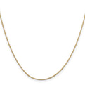 14K 30 inch .9mm Round Snake with Lobster Clasp Chain