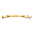 14k 4mm Lightweight Omega Extender for Necklace