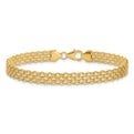 14k Polished Fancy Link Bracelet