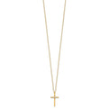 14k Madi K .01ct Diamond Cross Necklace