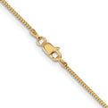 14K 16 inch .9mm Franco with Lobster Clasp Chain