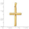 14k Polished Cross Pendant