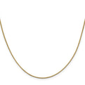 14K 16 inch .95mm Box with Lobster Clasp Chain