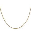 14K 24 inch .95mm Box with Lobster Clasp Chain