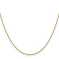14K 24 inch 1.2mm Cable with Lobster Clasp Chain