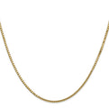 14K 20 inch 1.5mm Box with Lobster Clasp Chain