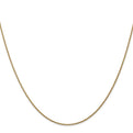 14K 18 inch 1.05mm Diamond-cut Spiga with Lobster Clasp Chain