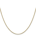 14K 24 inch .9mm Box with Lobster Clasp Chain