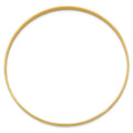 14k 4mm Solid Polished Half-Round Slip-On Bangle