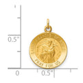 14k Saint Francis of Assisi Medal Charm