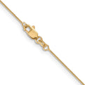 14K 22 inch .65mm Round Snake with Lobster Clasp Chain