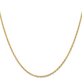 14K 20 inch 1.3 Heavy Baby Rope with Lobster Clasp Chain