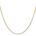 14K 24 inch .95mm Diamond-cut Cable with Lobster Clasp Chain