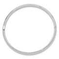 14k 3/16 White Gold Hinged Baby Bangle