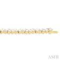 5 3/4 ctw Mixed Cut Diamond Fashion Bracelet in 14K Yellow Gold