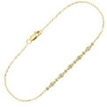 14Kt White Gold Diamond 1/6Ctw Bracelet