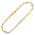 14Kt Yellow Gold Diamond 1/6Ctw Bracelet