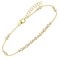14Kt Yellow Gold Diamond 1/2Ctw Bracelet