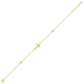 14Kt Yellow Gold Diamond 1/20Ctw Bracelet