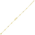 14Kt Yellow Gold Diamond 1/20Ctw Bracelet