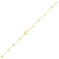 14Kt Yellow Gold Diamond 1/20Ctw Bracelet