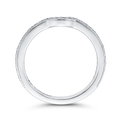 Round Diamond Wedding Band in 14K White Gold