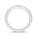 Round Diamond Wedding Band in 14K White Gold