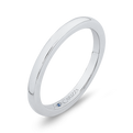 Plain Wedding Band in 14K White Gold