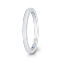 Plain Wedding Band in 14K White Gold