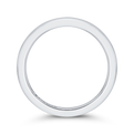Plain Wedding Band in 14K White Gold