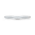 Plain Wedding Band in 14K White Gold