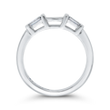 Baguette Cut Diamond Wedding Band in 14K White Gold
