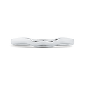 Plain Wedding Band in 14K White Gold