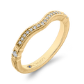 Round Diamond Wedding Band in 14K Yellow Gold