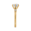Diamond Engagement Ring in 14K Yellow Gold (Semi-Mount)