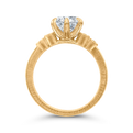 Diamond Engagement Ring in 14K Yellow Gold (Semi-Mount)