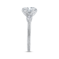 Diamond Engagement Ring in 14K White Gold (Semi-Mount)