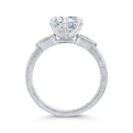 Diamond Engagement Ring in 14K White Gold (Semi-Mount)