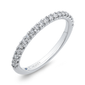 Half-Eternity Diamond Wedding Band in 14K White Gold