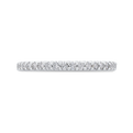 Half-Eternity Diamond Wedding Band in 14K White Gold