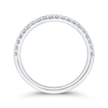 Half-Eternity Diamond Wedding Band in 14K White Gold