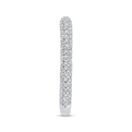 Round Diamond Wedding Band in 14K White Gold