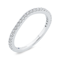Diamond Wedding Band in 14K White Gold